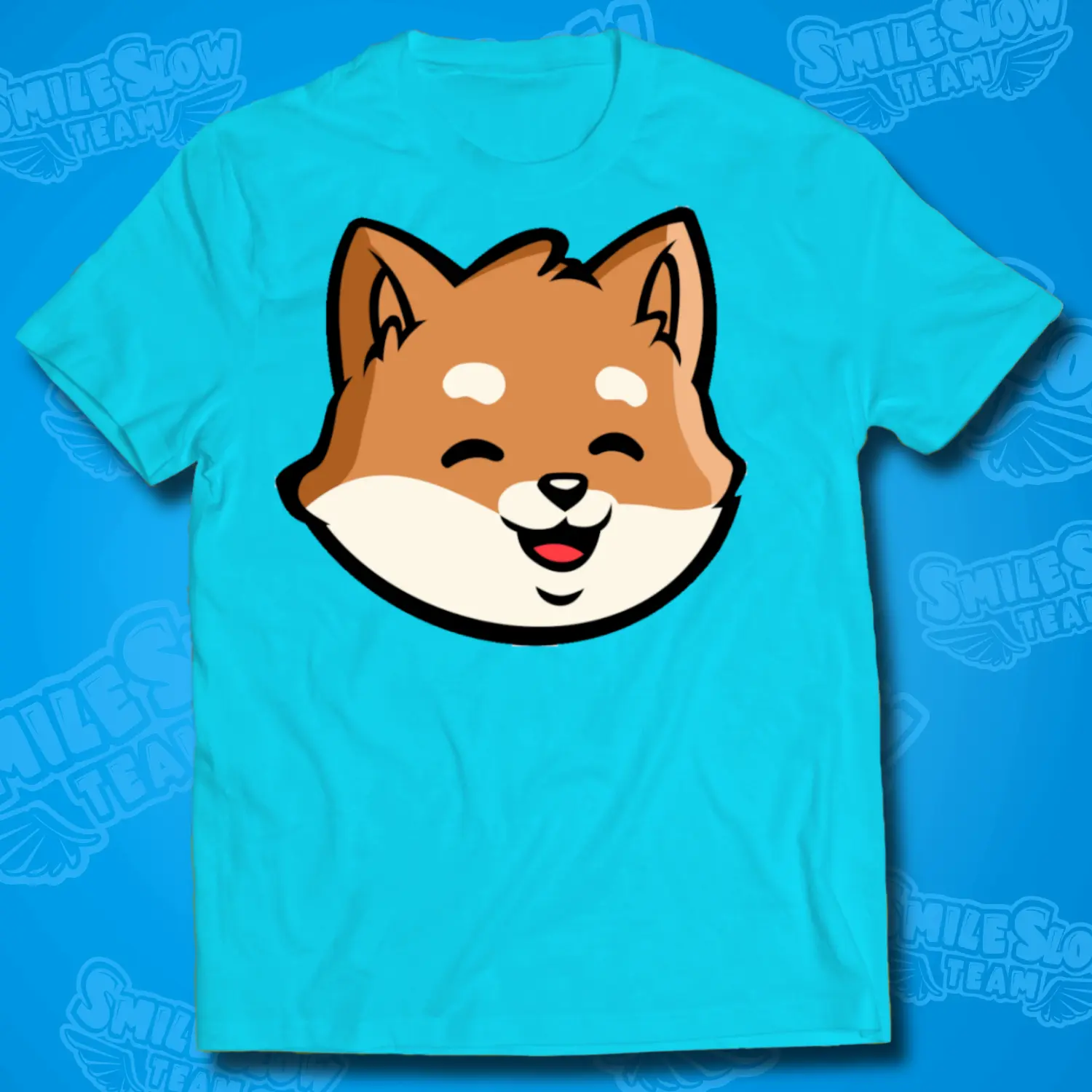 KOSZULKA SHIBA - TURKUSOWA